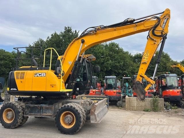 JCB JS 145 W  휠 굴삭기