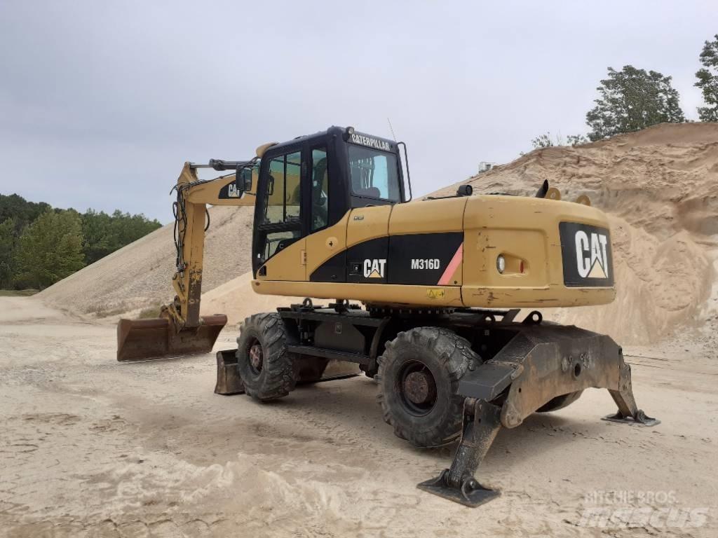 CAT M 316 D  휠 굴삭기