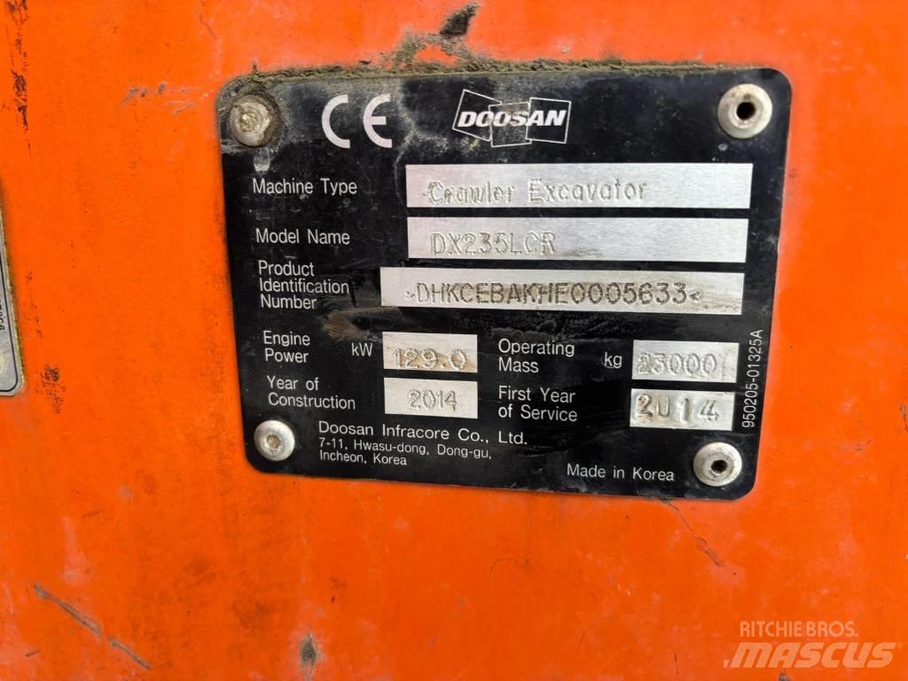 Doosan DX225 LC R 대형 굴삭기 29톤 이상