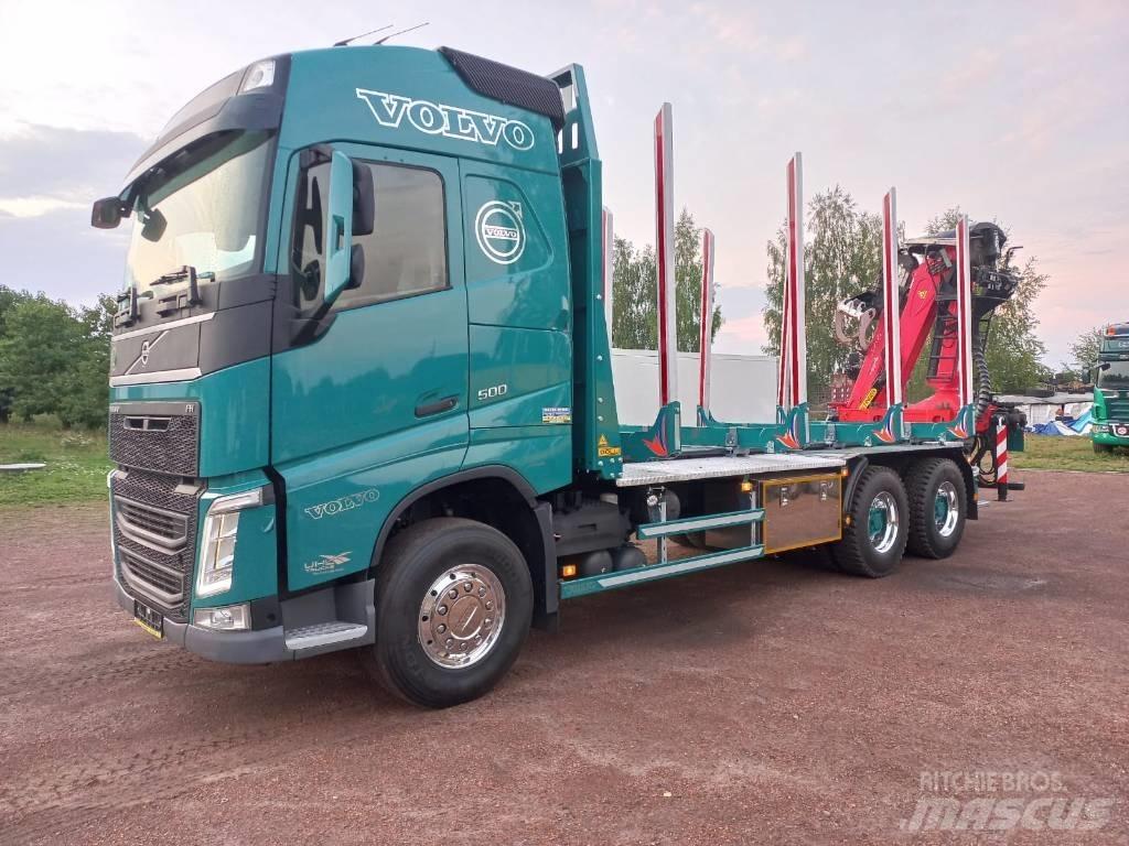 Volvo FH500 목재 트럭
