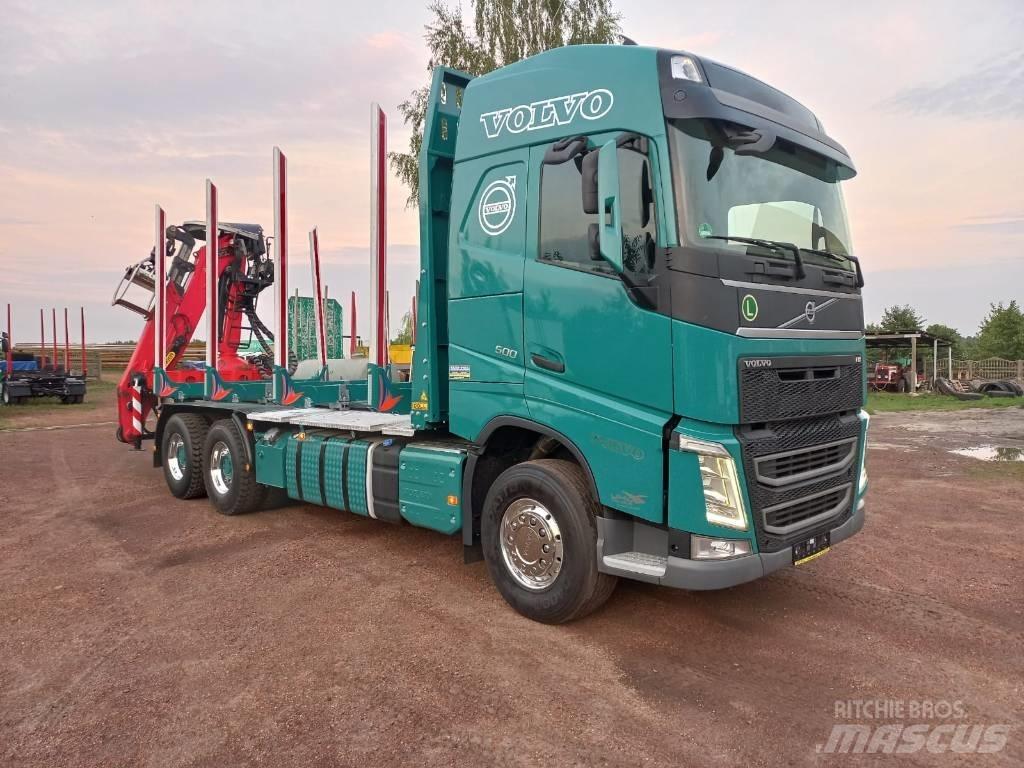 Volvo FH500 목재 트럭