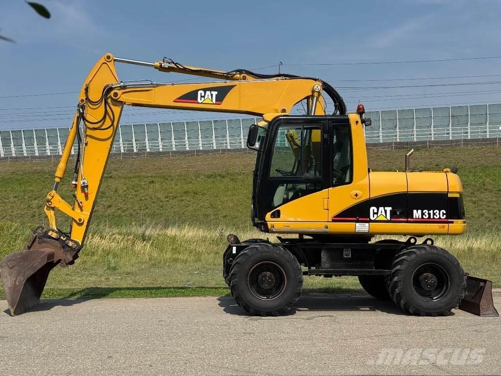 CAT M313C  휠 굴삭기