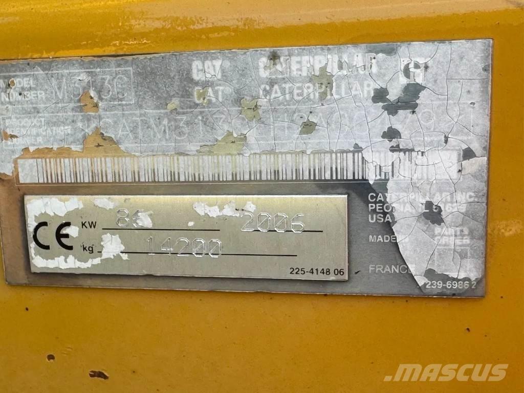 CAT M313C  휠 굴삭기