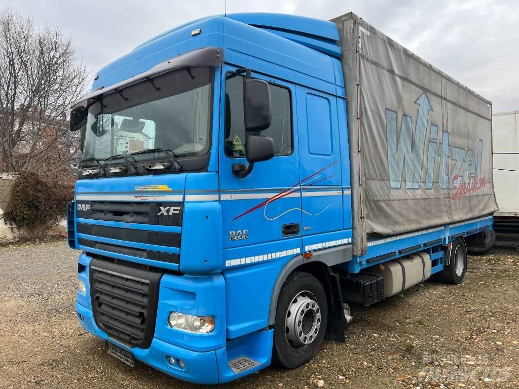 DAF XF105.410 커튼사이더 트럭
