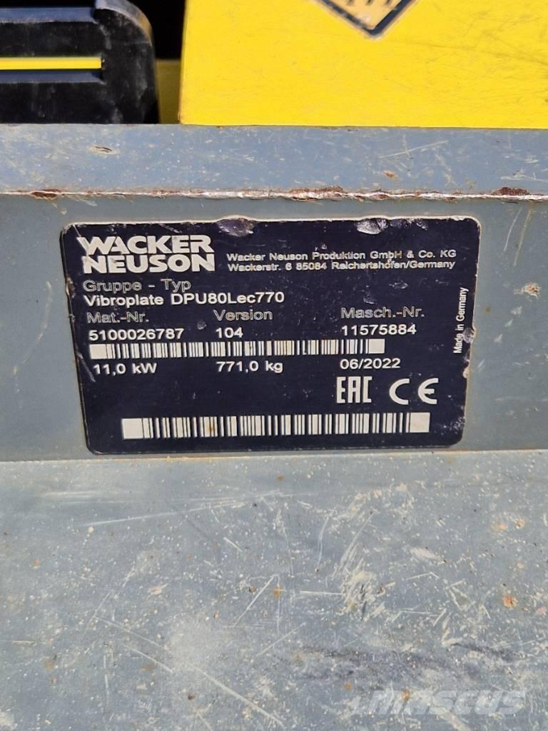 Wacker Neuson DPU 80 진동롤러