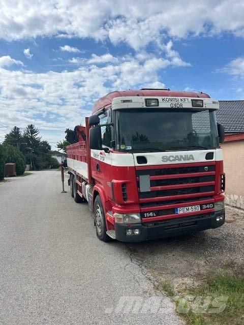 Scania R 114 크레인 트럭