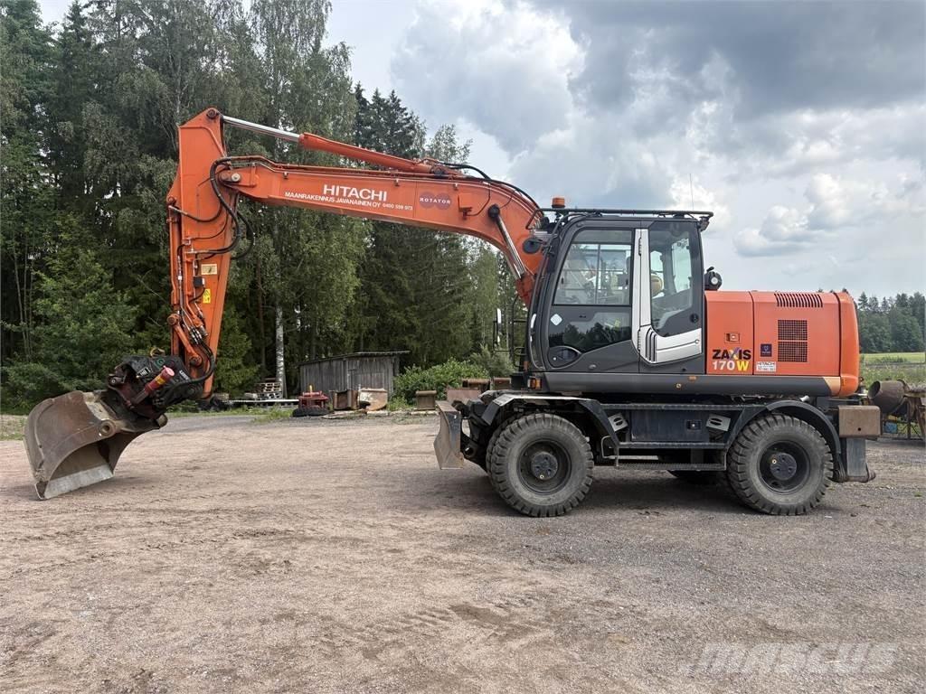 Hitachi ZX170W-3  휠 굴삭기