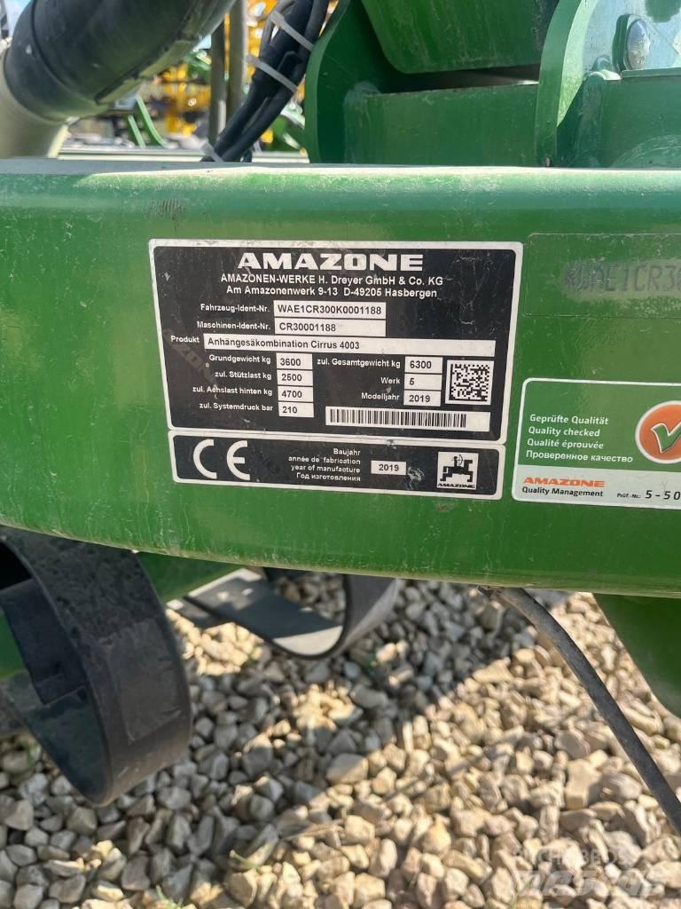 Amazone Cirrus 4003 드릴