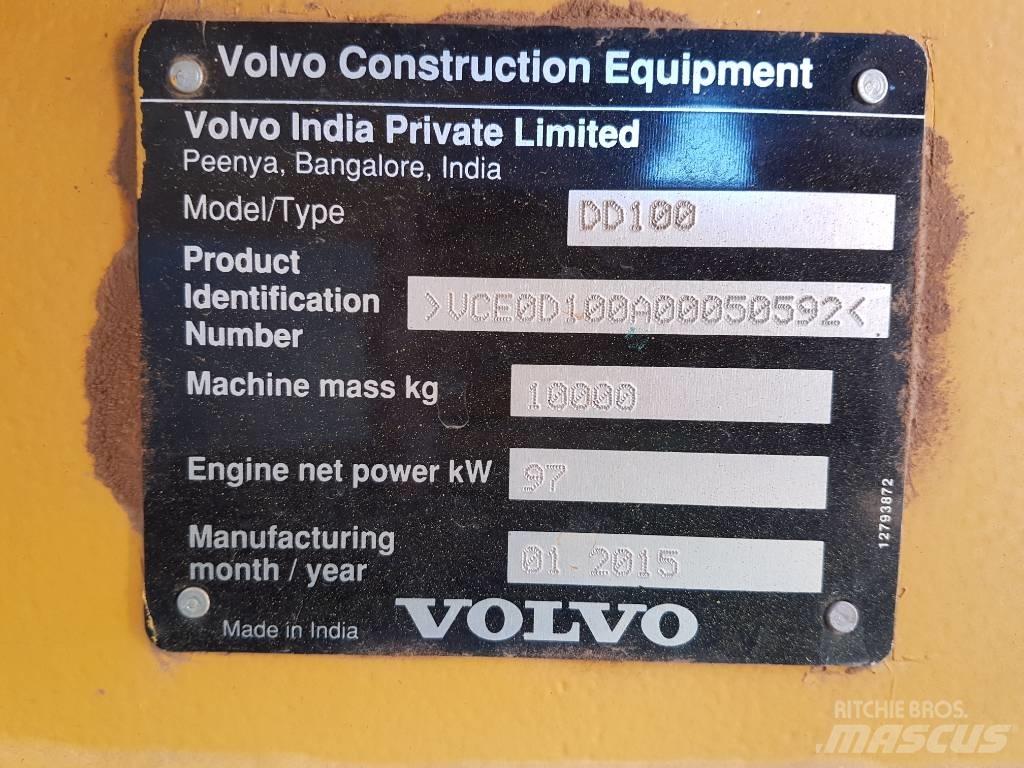 Volvo DD100 트윈 드럼 롤러