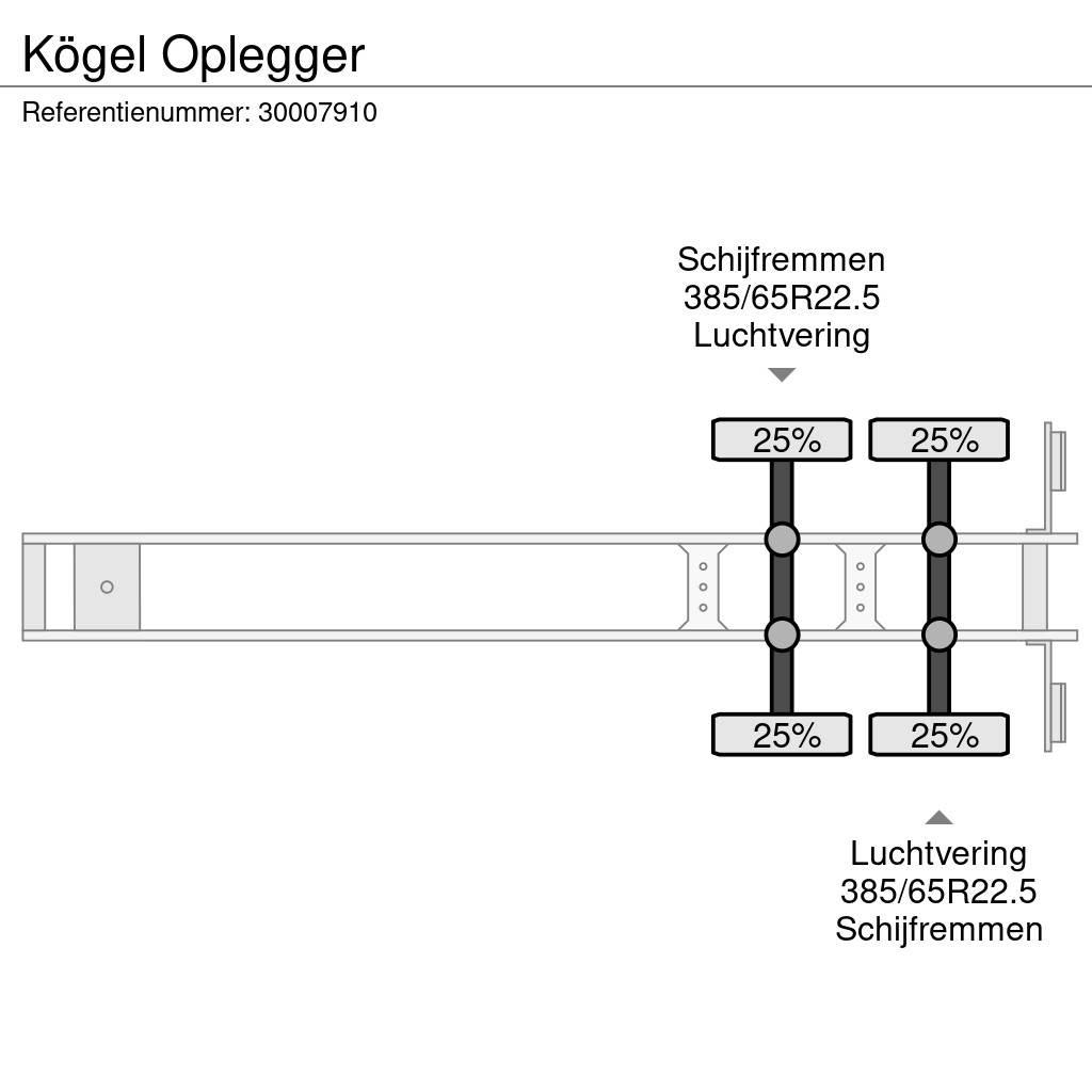 Kögel Oplegger 박스 바디 세미 트레일러