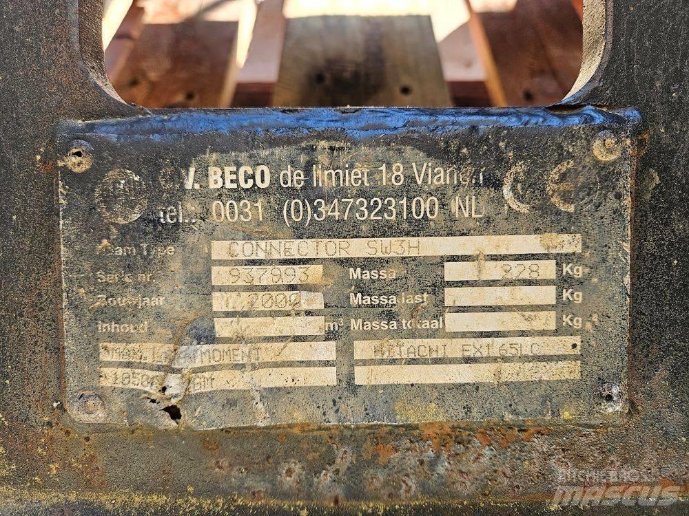 Beco Hitachi EX165 퀵 커넥터