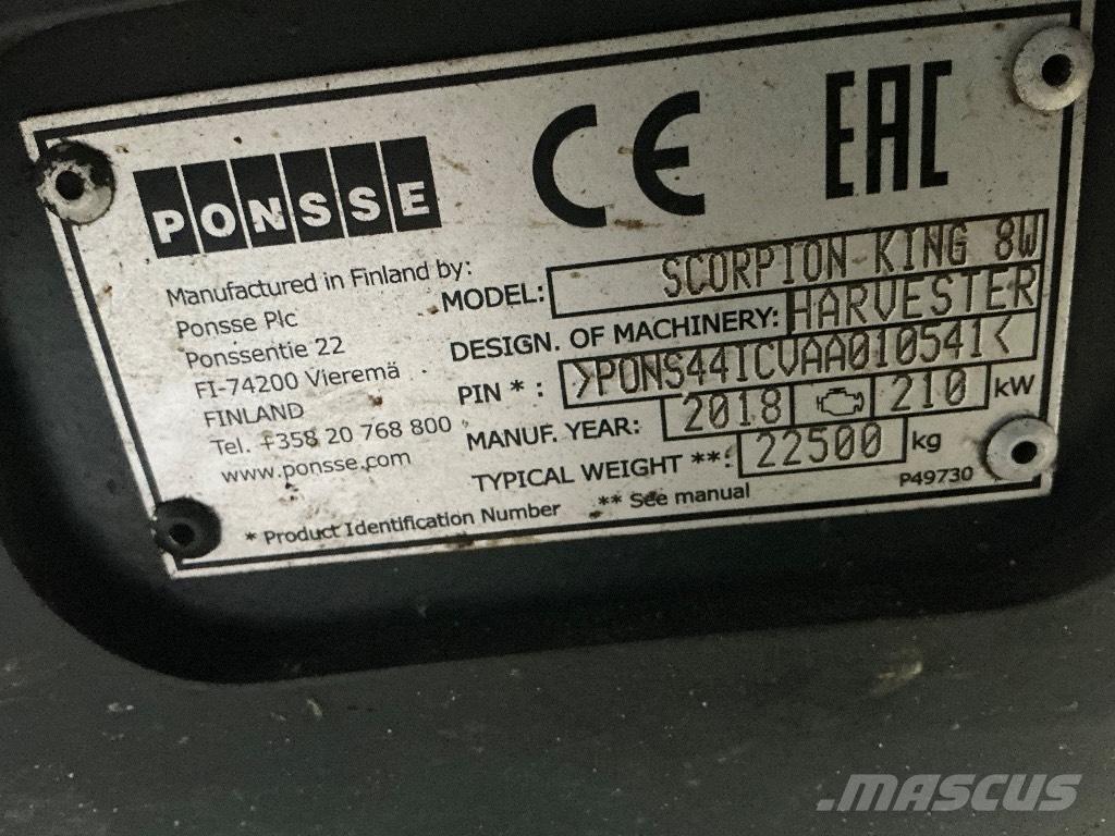 Ponsse Scorpion King 임업 장비 - 기타