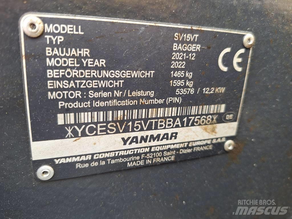 Yanmar SV 15 소형 굴삭기 7톤 미만