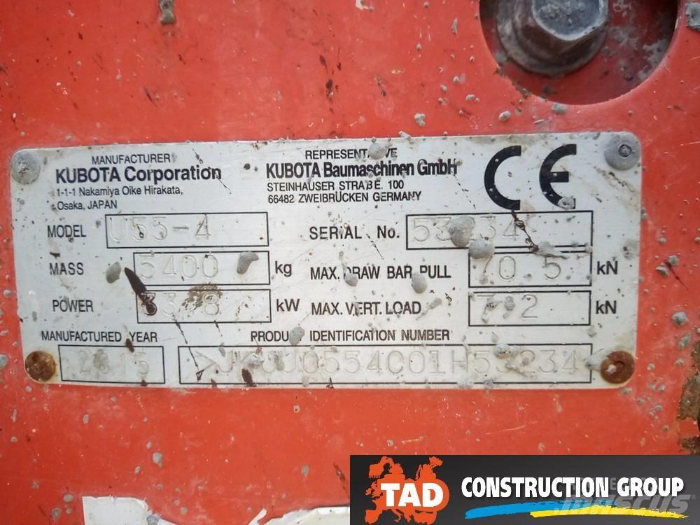 Kubota U 55-4 소형 굴삭기 7톤 미만