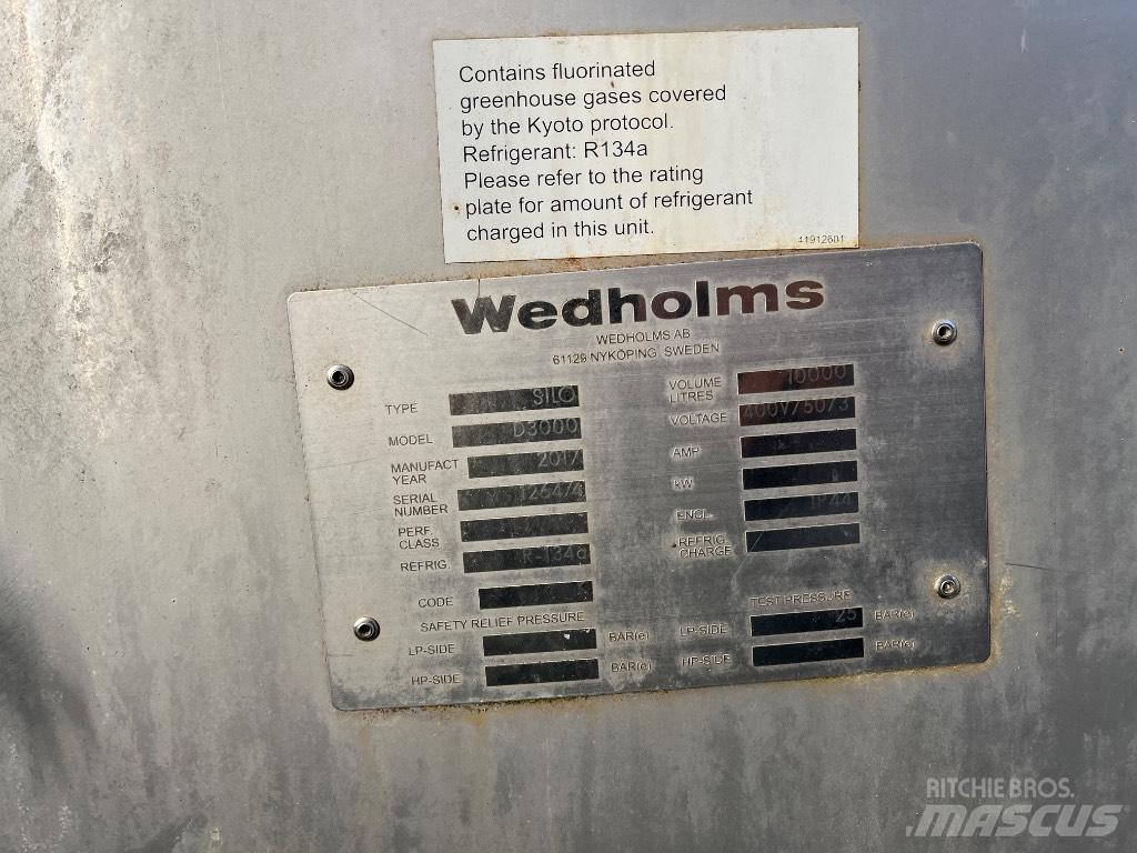 Wedholms D3000 우유 저장 장비