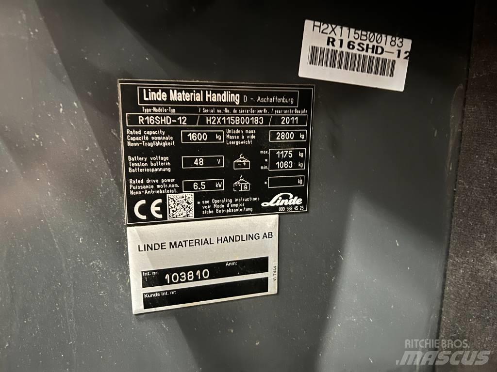 Linde R16S 리치 트럭