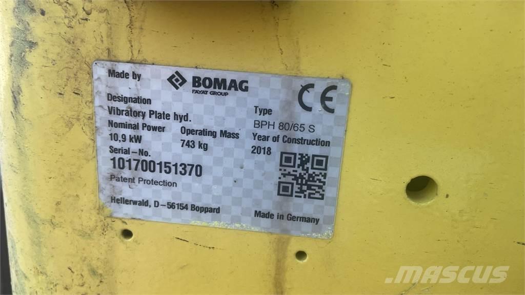 Bomag BPH 80/65 S 토양 다짐기