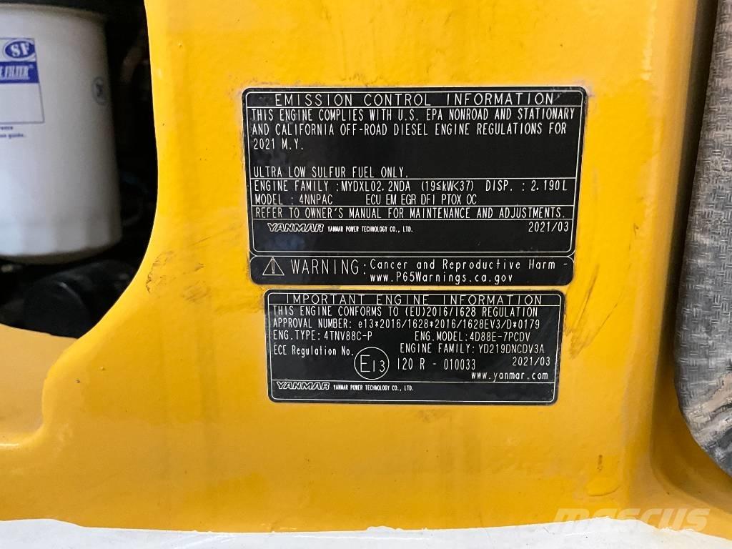 Komatsu PC 55 MR-5 소형 굴삭기 7톤 미만