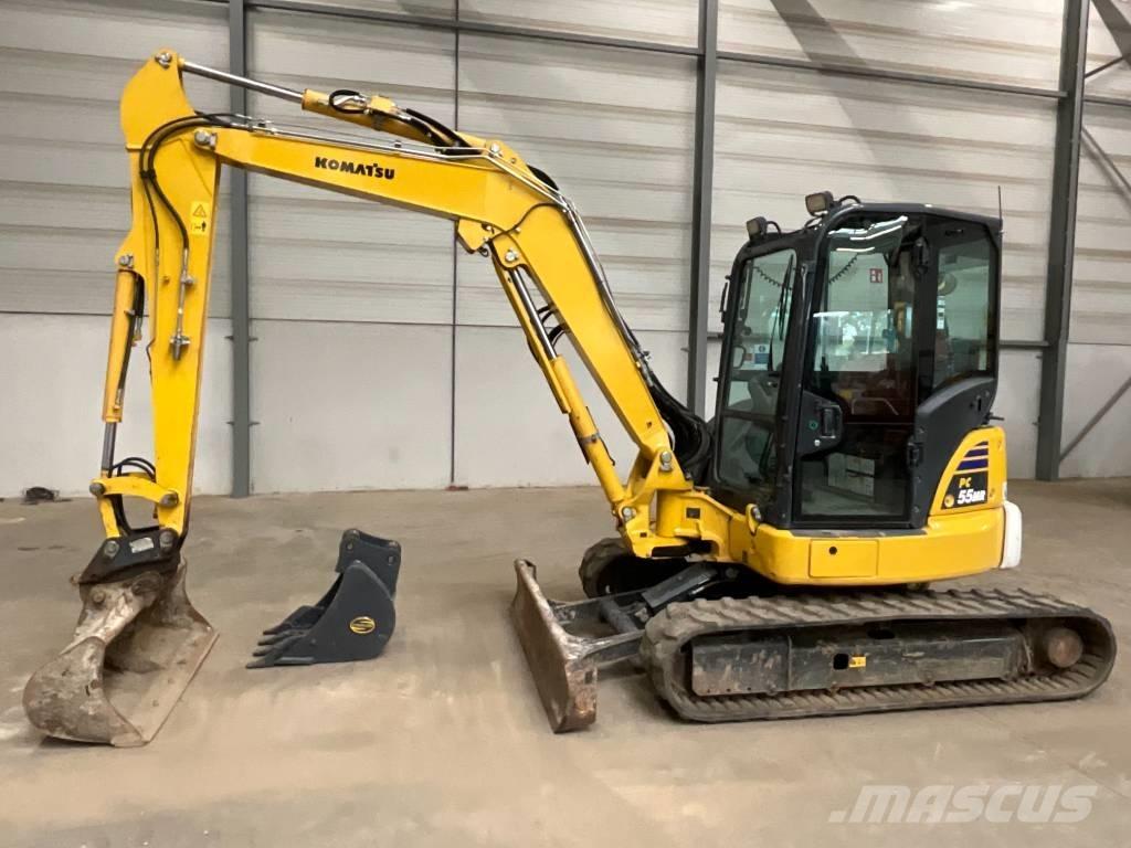Komatsu PC 55 MR-5 소형 굴삭기 7톤 미만