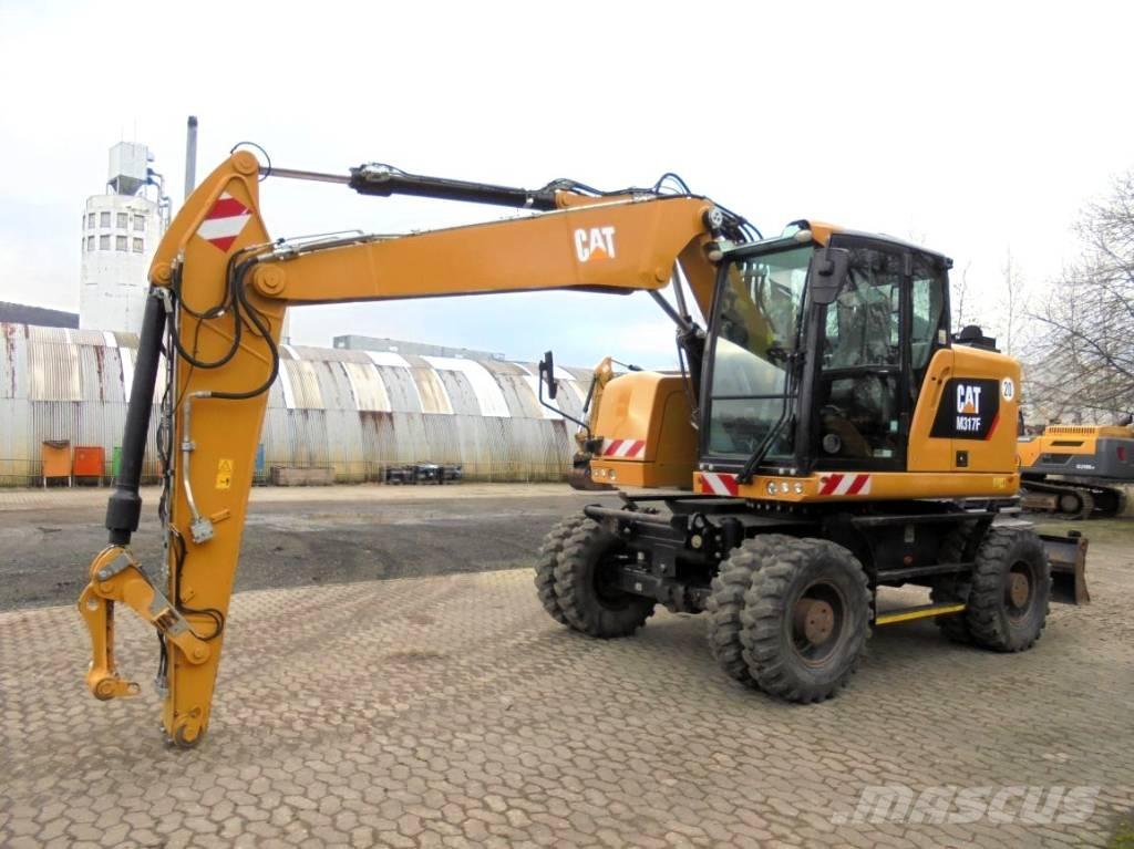 CAT M 317  휠 굴삭기