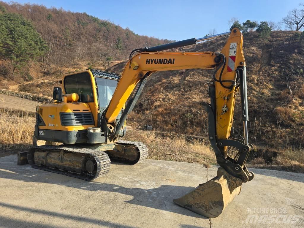 Hyundai Robex 55 소형 굴삭기 7톤 미만