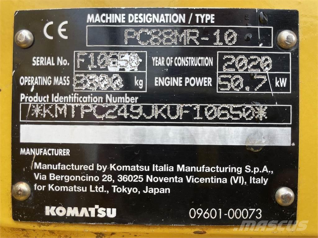 Komatsu PC88MR-10  휠 굴삭기