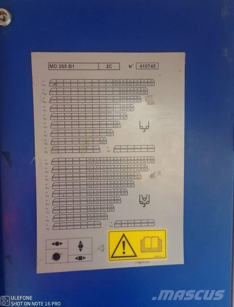 Potain MD265B1-J10 타워 크레인