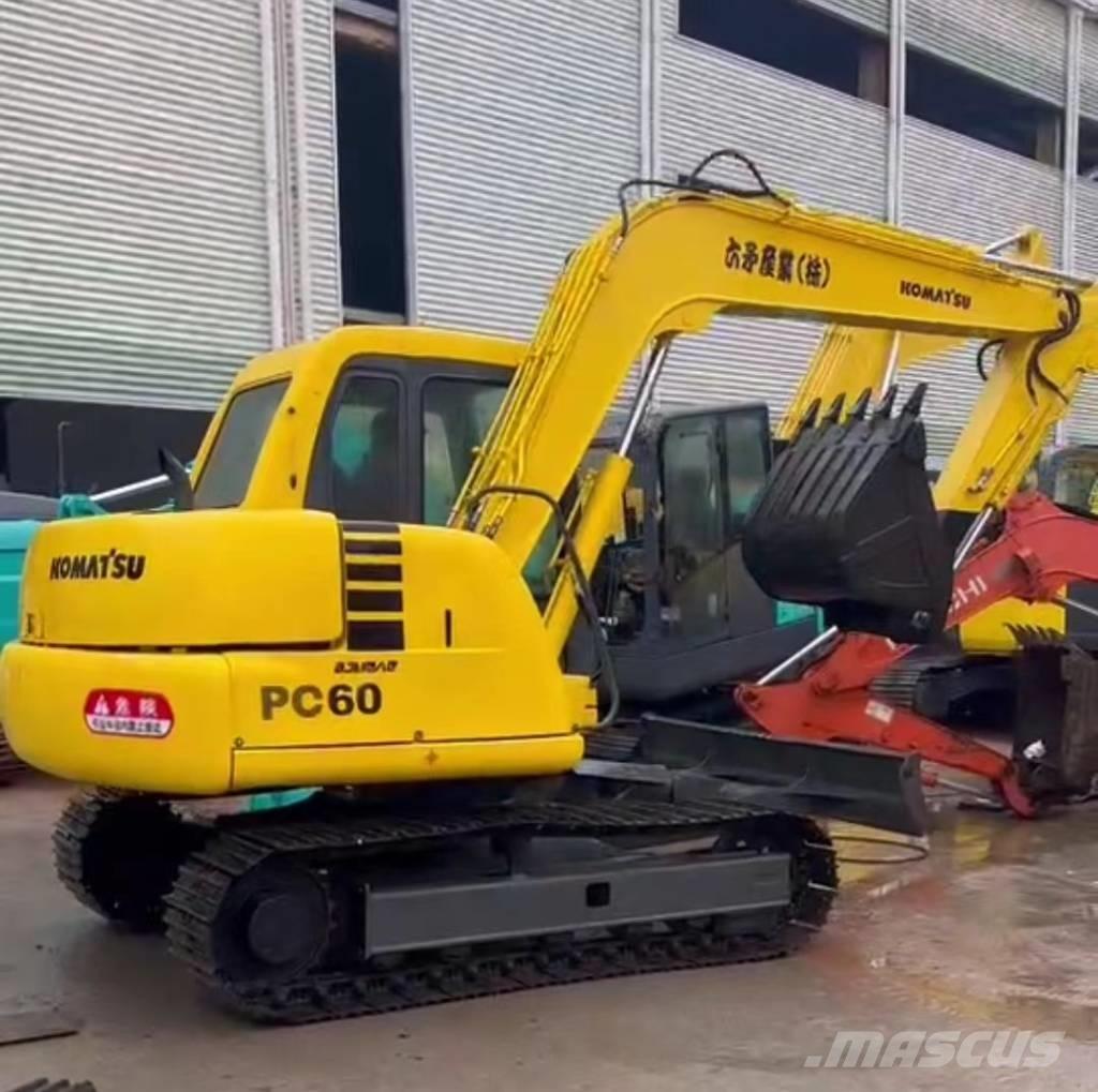 Komatsu pc60 소형 굴삭기 7톤 미만