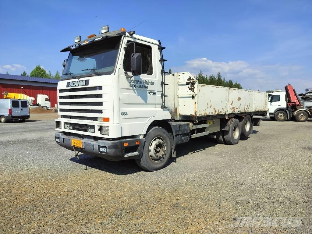 Scania 113 H 360 플랫베드/드롭사이드 트럭