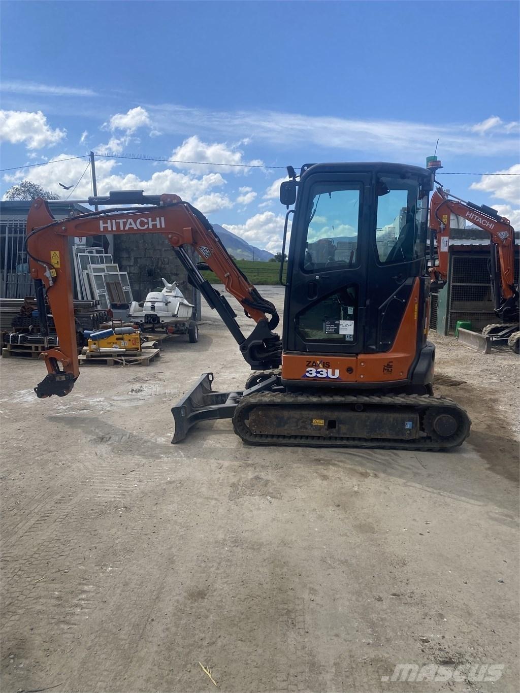Hitachi Zaxis33U-6 소형 굴삭기 7톤 미만