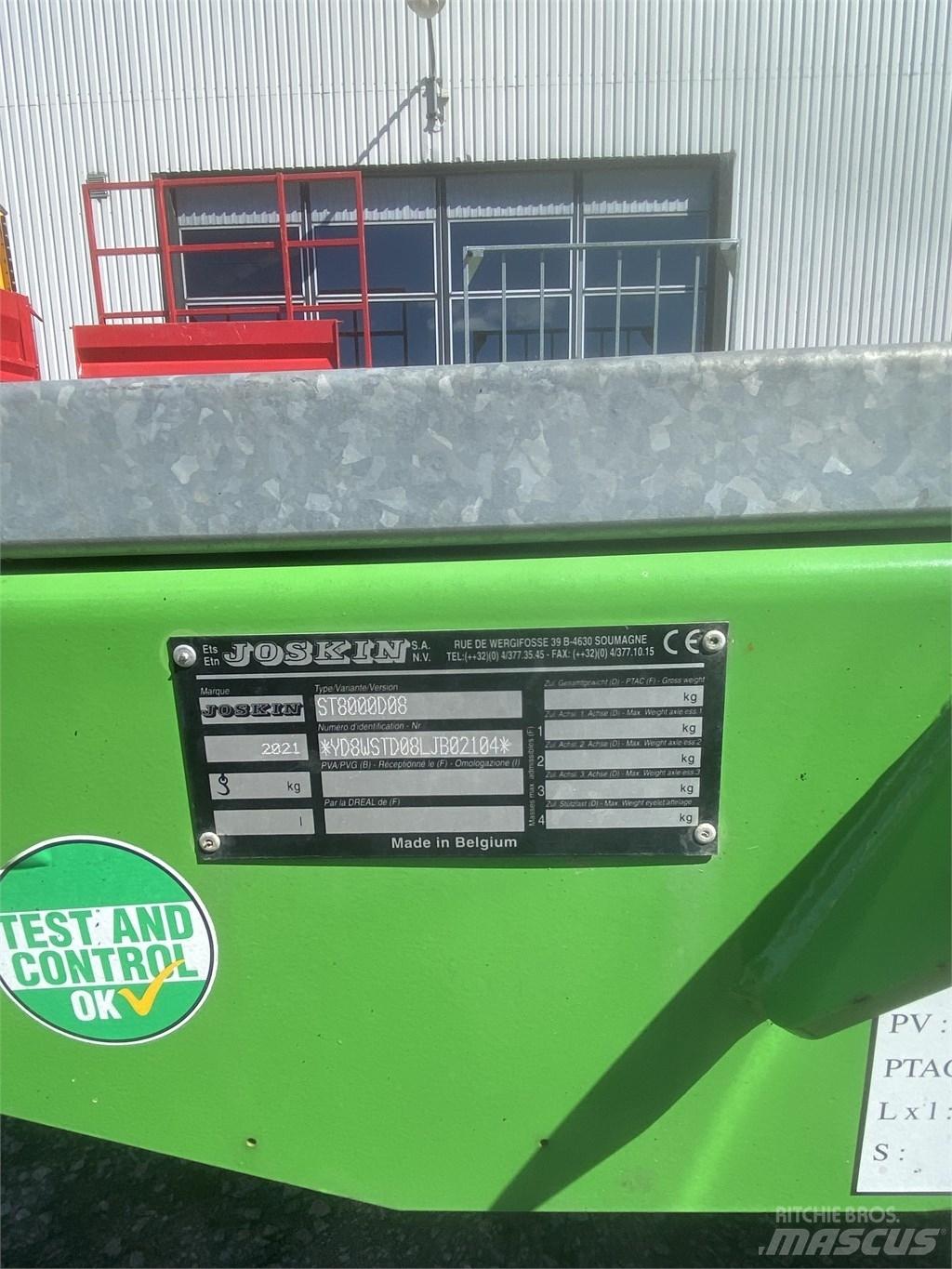 Joskin S80D11 대형곤포 트레일러