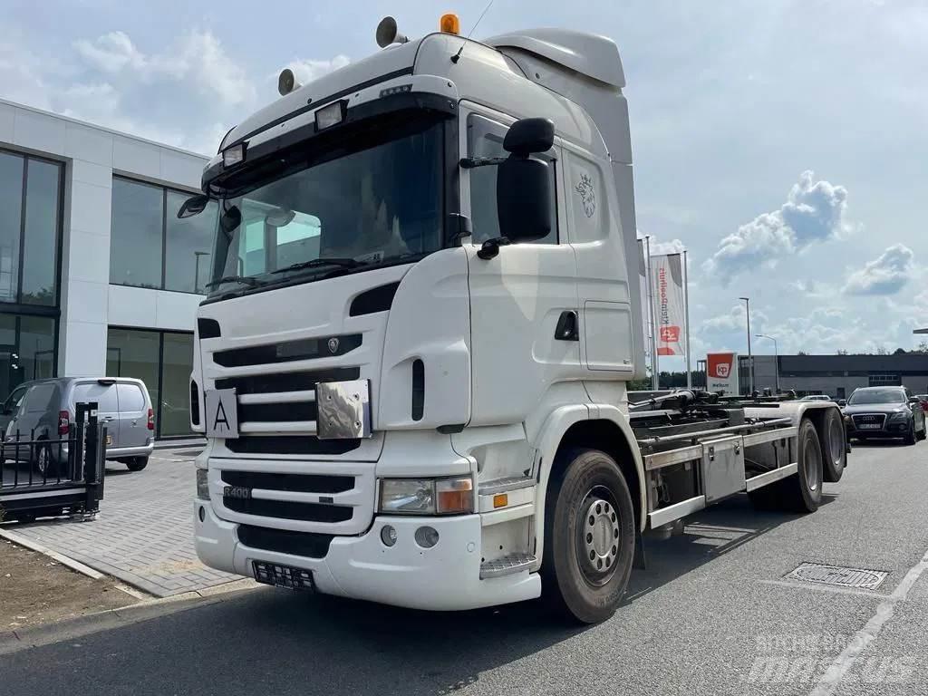 Scania R400 훅 리프트 트럭