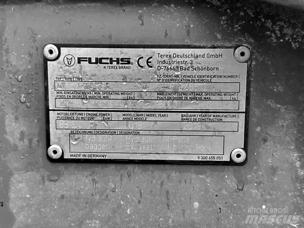 Terex Fuchs MHL 310 분류 장비 -> 폐기물 분류 장비