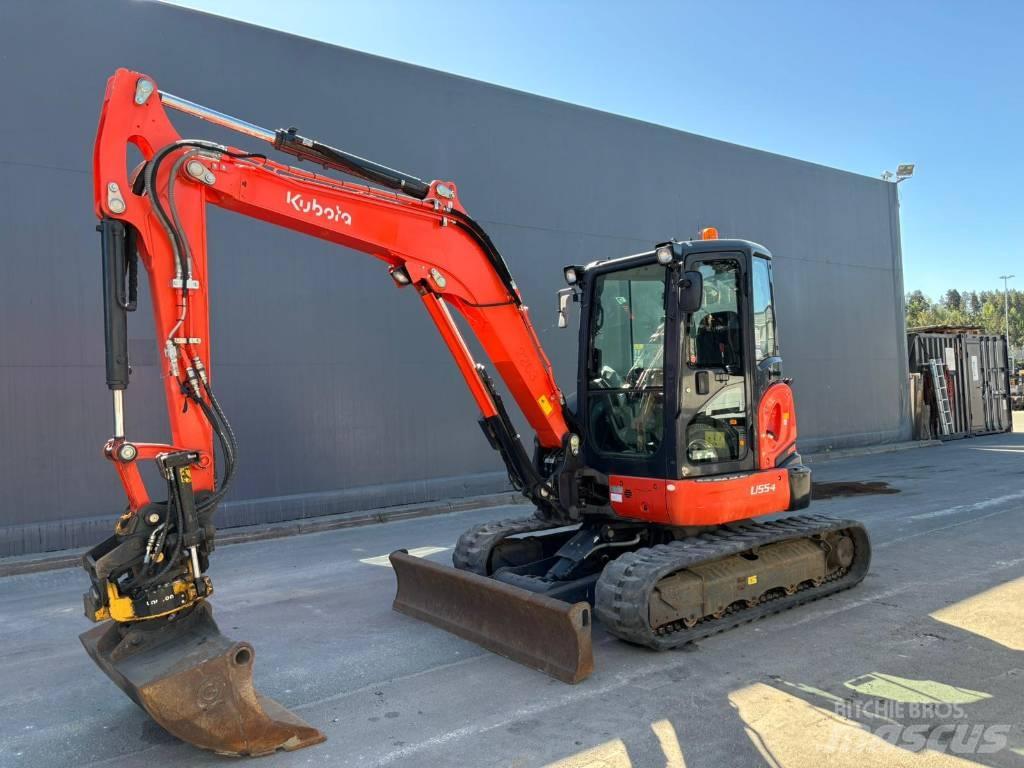 Kubota U 55-4 소형 굴삭기 7톤 미만