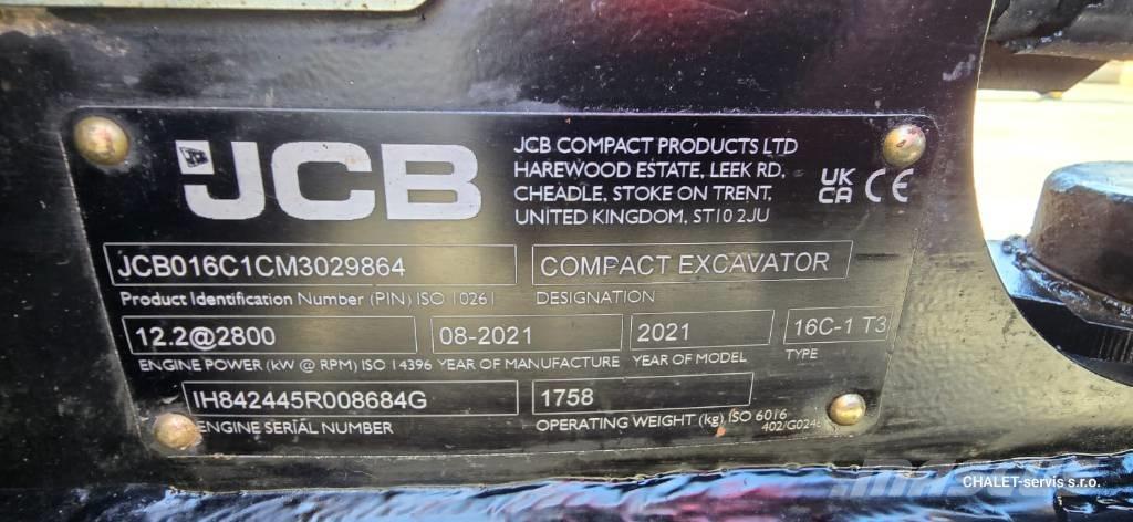 JCB 16 C-1 소형 굴삭기 7톤 미만