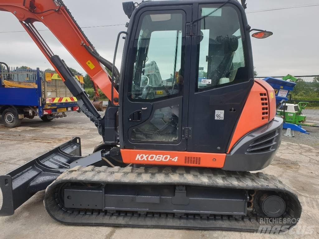 Kubota KX 080-4 중형굴삭기 7톤-28톤
