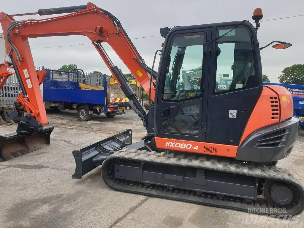 Kubota KX 080-4 중형굴삭기 7톤-28톤