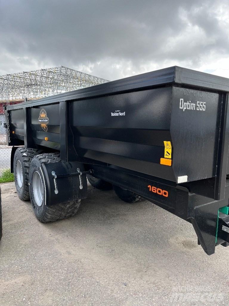Palmse Trailer D1600 스킵 로더 트레일러