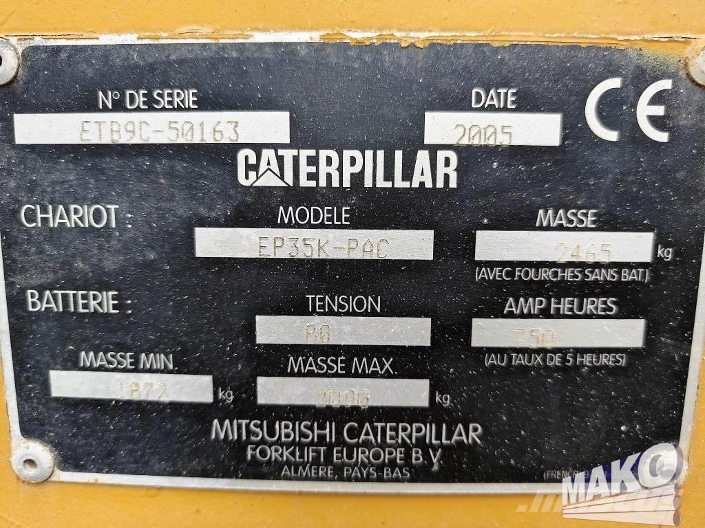 CAT EP 35 K PAC 전동 지게차
