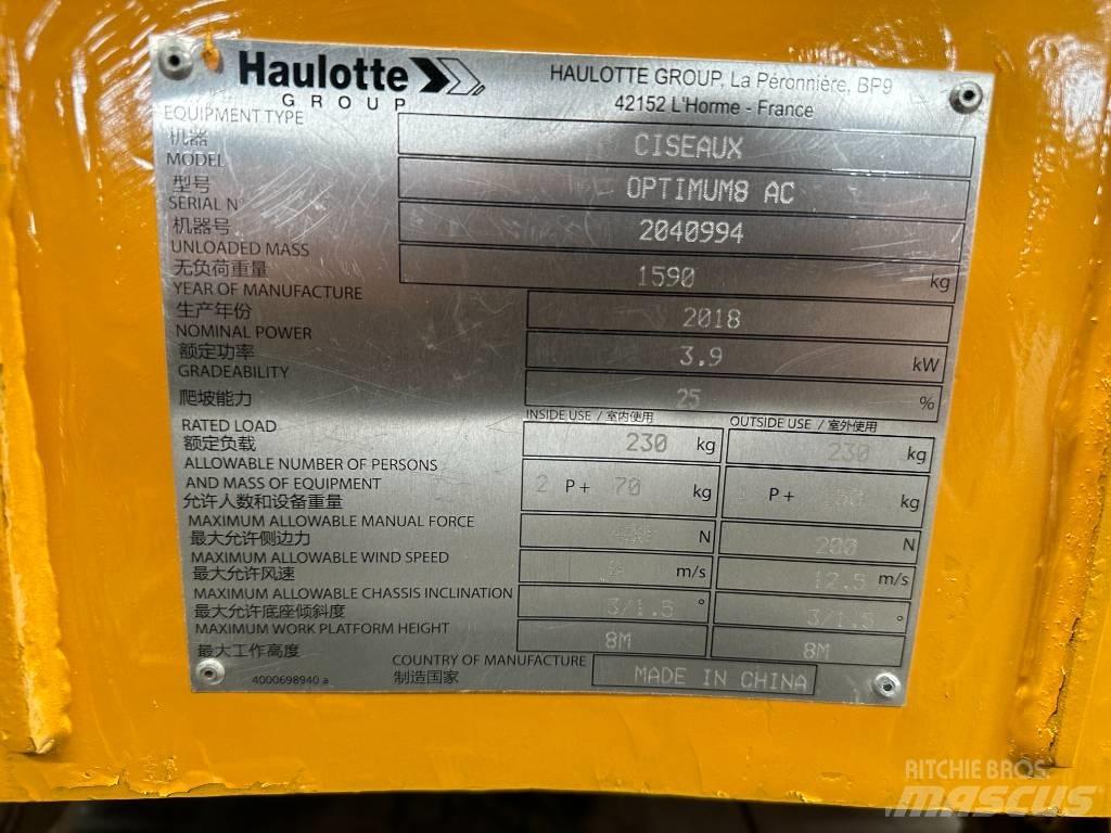 Haulotte OPTIMUM 8 가위형 리프트