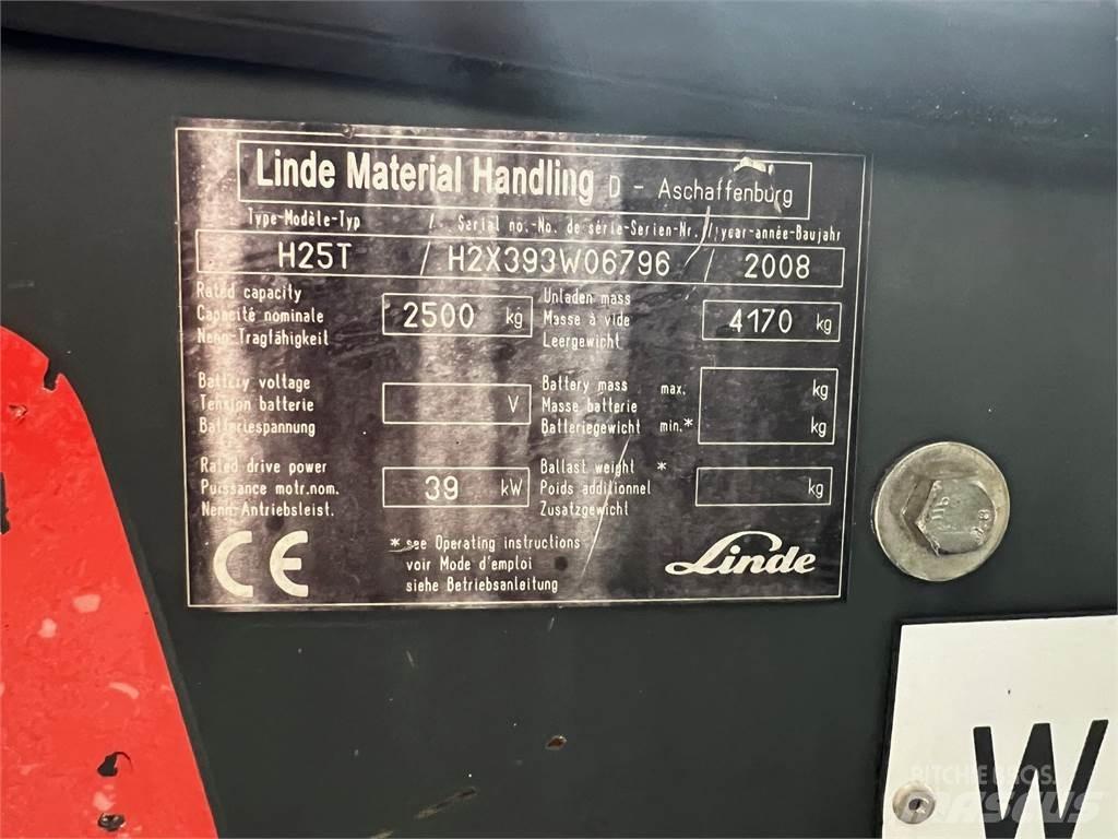 Linde H25T LPG 지게차