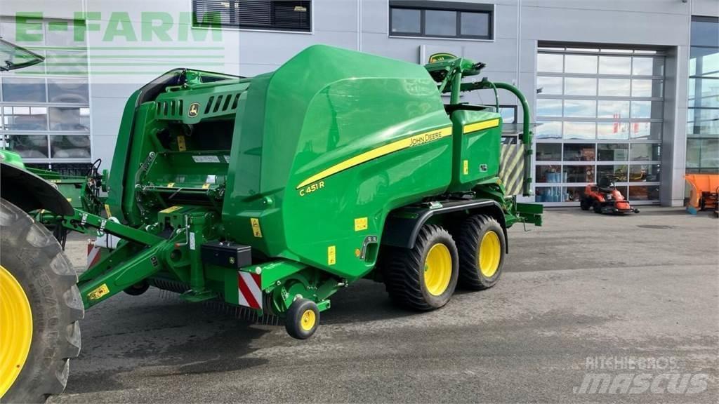 John Deere c451r 각형 곤포기