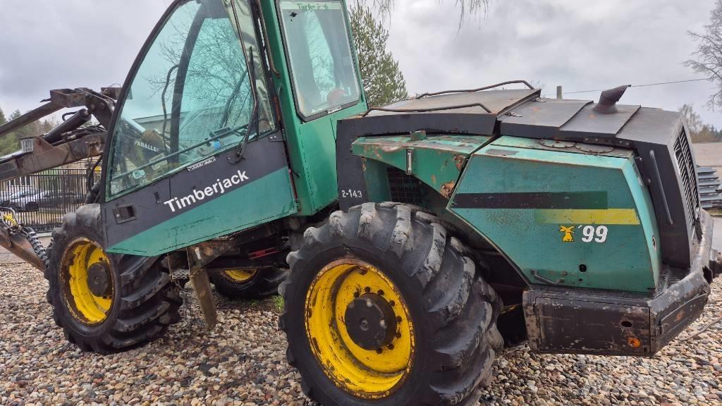 John Deere 870B 원목 하베스터