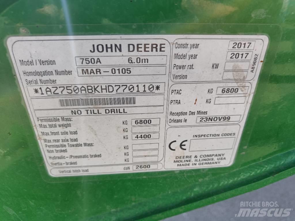 John Deere 750 A 드릴