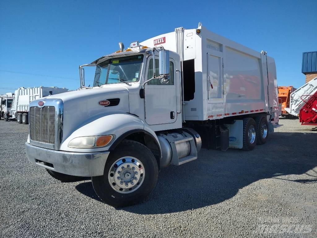 Peterbilt 348 폐기물 수거 트럭