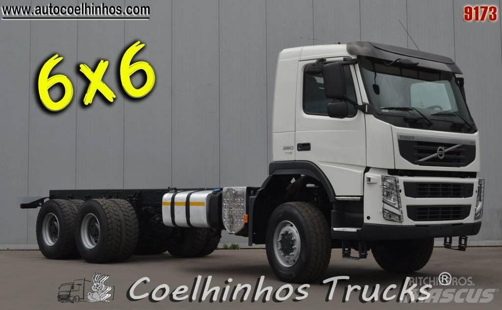 Volvo FM380  6x6 새시 운전실 트럭