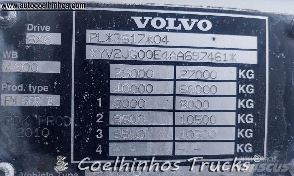 Volvo FM380  6x6 새시 운전실 트럭