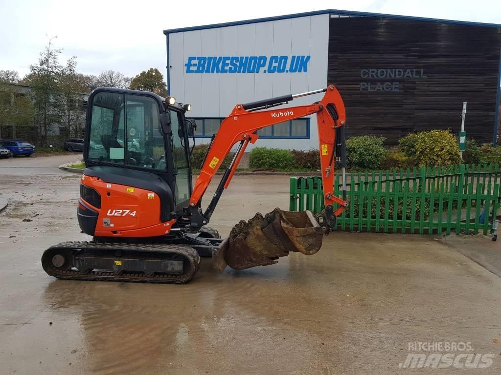 Kubota U27-4 소형 굴삭기 7톤 미만