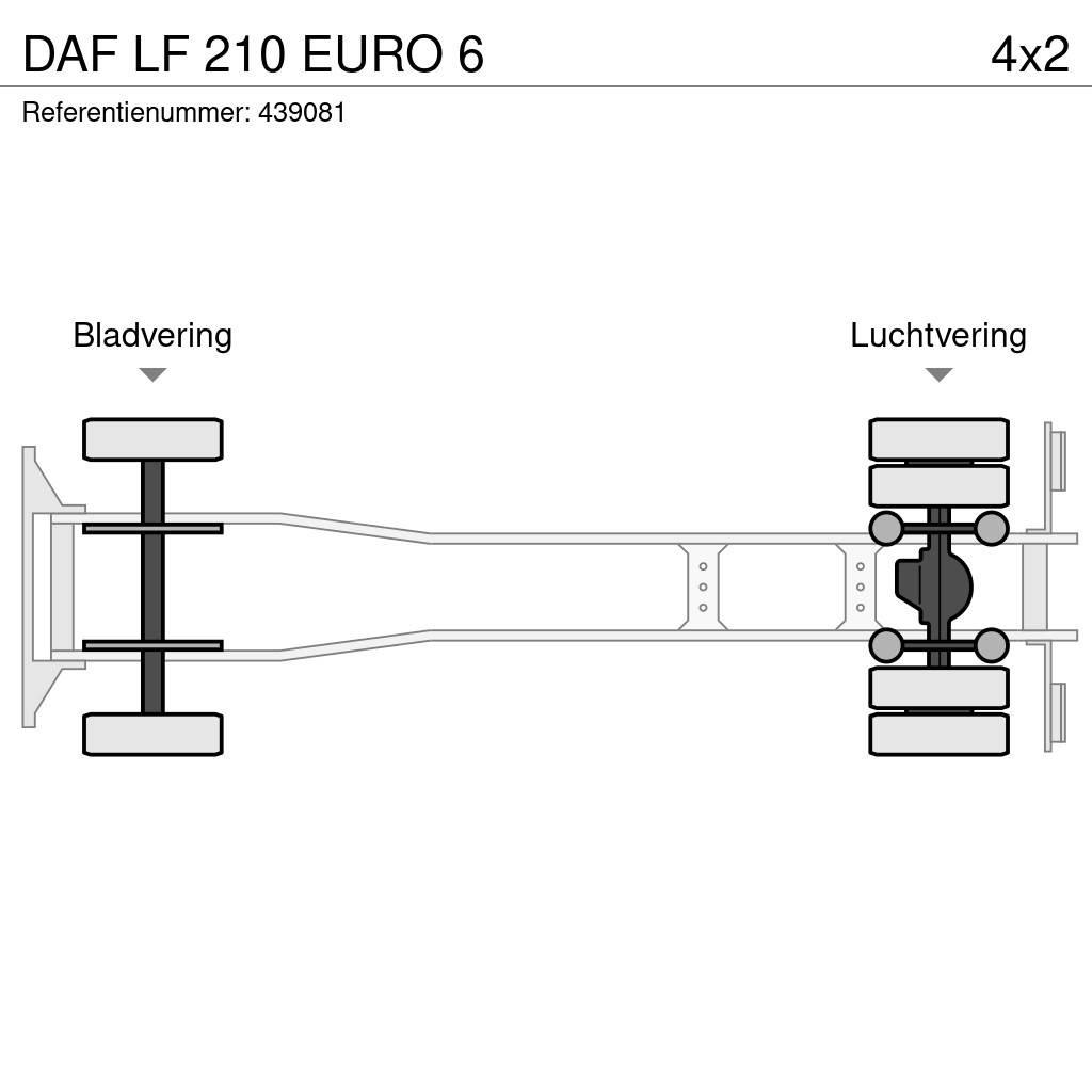 DAF LF 210 EURO 6 탑차 트럭