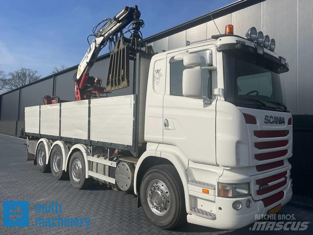 Scania R500 V8 플랫베드/드롭사이드 트럭